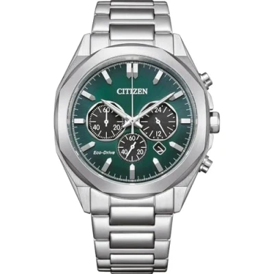 Abbildung von Citizen Chronograph CA4590 81X, Armbanduhr, Herrenuhr, Damenuhr, Solar, Stoppfunktion,Edelstahlarmband