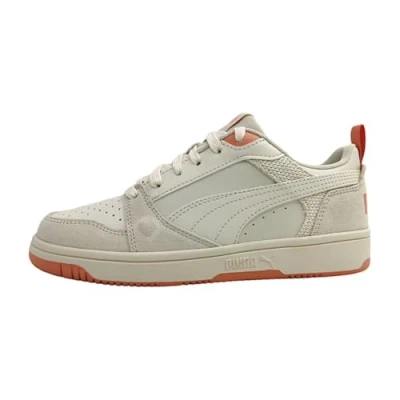 Abbildung von Puma Sneaker low, Damen, Größe: 37.5, Alpine snow deeva peach Leder/synthetik