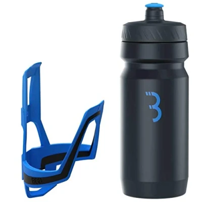 Abbildung von BBB Cycling Flaschenhalter Fahrrad Combo Fueltank Wasserflasche BBC 03C, Blau Schwarz / Blau, 550 ml