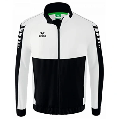 Abbildung von Erima SIX Wings PRÄSENTATION Trainingsjacke, Herren, Größe: Medium, Schwarzweiss