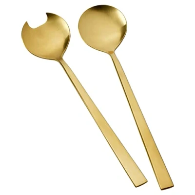 Abbildung von Bitz Salatbesteck Gold 2 Stück