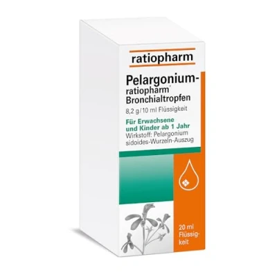 Abbildung von Pelargonium ratiopharm Bronchialtropfen 20 ml