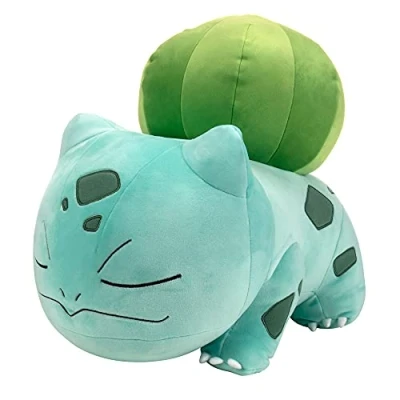 Abbildung von The Pokémon Company Kuscheltier Bisasam schlafend Plüsch 45 cm (NEU &amp; OVP)