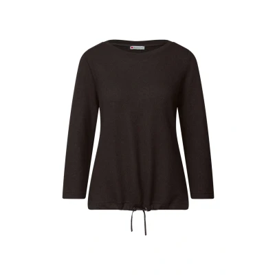 Abbildung von Street One Stricklook Strickpullover, Damen, Größe: 34, Braun