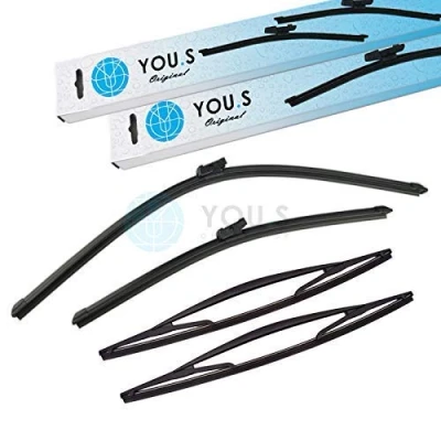 Abbildung von YOU.S SCHEIBENWISCHER SET VORNE + 2x HINTEN 650 475 410 mm (4 Stück)
