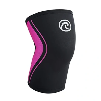 Abbildung von Rehband Kniebandage Kraftsport, Kniestütze für Cross Fit &amp; schweres Training, Knee Sleeve aus 5 mm Neopren, in vielen Farben Größen, Unisex