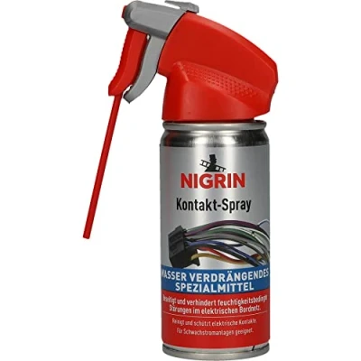 Abbildung von NIGRIN Kontakt Spray für Elektronik, zur Reinigung und Schutz von elektronischen Kontakten, 100 ml