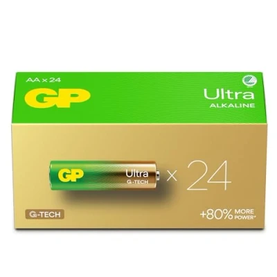 Abbildung von GP Batteries Ultra Alkaline GP15AU, Single use battery, AA, LR06, Alkaline, 1.5 V, 24 pc(s), Cd (cadmium), Hg (mercury)