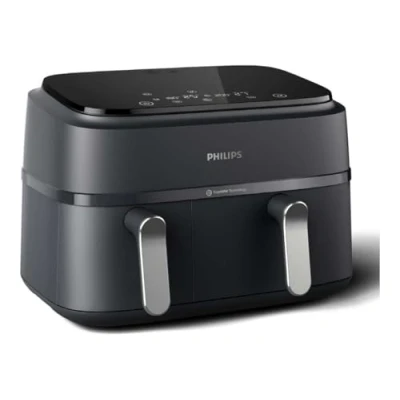 Abbildung von Friteuse sans huile PHILIPS Airfryer XXL NA351/00 Double Cuve 9L 8 Préréglages Noir