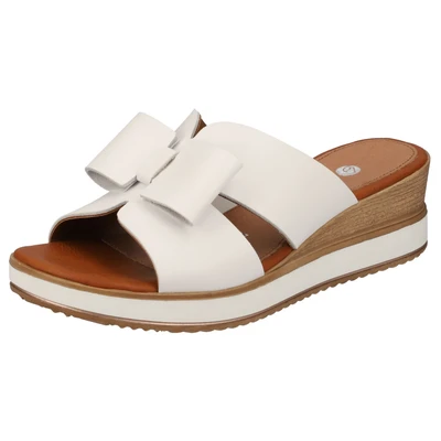 Abbildung von Remonte Pantolette flach, Damen, Größe: 41, White Schuhe