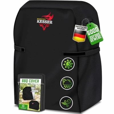Abbildung von KESSER Grill Schutzhülle, Premium BBQ Grillabdeckung Gasgrill Grillhaube Abdeckung Wet