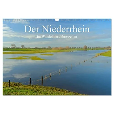 Abbildung von der Niederrhein im Wandel Jahreszeiten (Wandkalender 2025 DIN A3 quer), CALVENDO Monatskalender