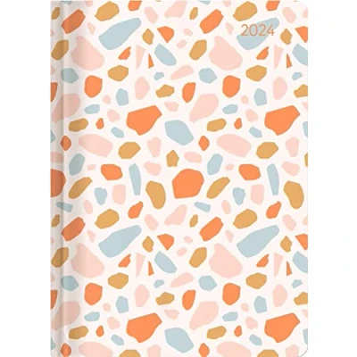 Abbildung von Ladytimer Grande Terrazzo 2024 Taschen Kalender A5 (15x21 cm) Fliesen Notiz Buch Weekly 128 Seiten Alpha Edition