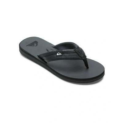 Abbildung von Quiksilver Carver Squish Zehentrenner black, Herren, Größe: 43, Black Kunststoff