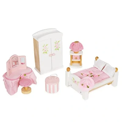 Abbildung von Le Toy Van Schlafzimmer Puppenhausmöbel 19 Teile