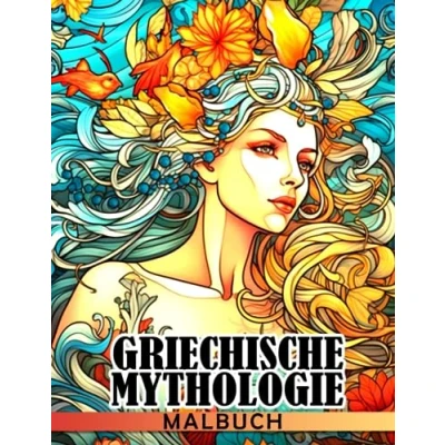 Abbildung von Griechische Mythologie Malbuch: Mythen und Legenden Illustrationen mit erstaunlichen Ausmalbild Designs zur Stressreduzierung Entspannung
