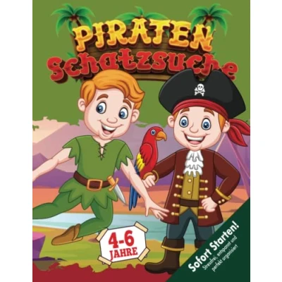 Abbildung von Piraten Schatzsuche Kindergeburtstag 4 6 Jahre: Ahoi! Spielend erobert ihr jetzt die gestohlenen Piratenschätze zurück! Sofort startklare Schnitzeljagd. (Bravo Schatzsuche)