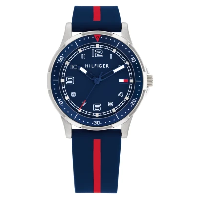 Abbildung von Tommy Hilfiger Sport Uhr Silber blau für Kinder, Größe: One Size,