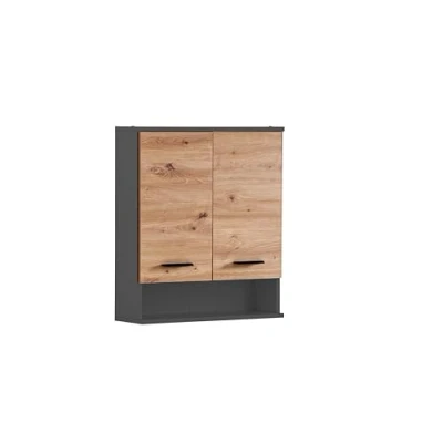 Abbildung von Schildmeyer Hängeschrank Palermo, Made in Germany Breite 60 cm, verstellbarer Einlegeboden, Metallgriffe