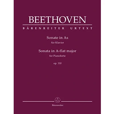 Abbildung von Sonate für Klavier As Dur op. 110. Spielpartitur, Urtextausgabe. BÄRENREITER URTEXT