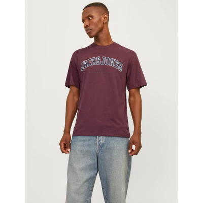 Abbildung von Jack &amp; Jones Tshirt print, Herren, Größe: Small, Vineyard wine
