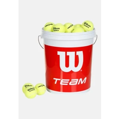 Abbildung von Wilson Tennisball Team W Trainer 72 Tennisbälle Im Eimer Drucklose Bälle