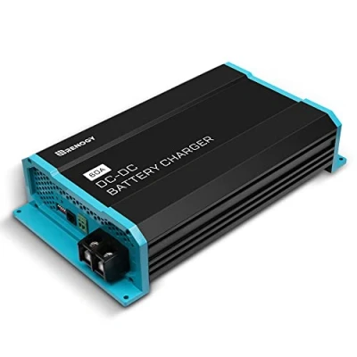 Abbildung von Renogy 60A DCDC Batterieladegerät, 12V Solarenergie Ladegerät, AGM, Flooded, Gel, and Lithium Batterie, Schutz vor Überhitzung