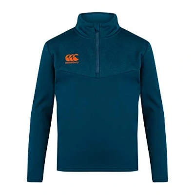 Abbildung von Canterbury Herren Quarter Zip Fleece Top, Majolika Blau, XS