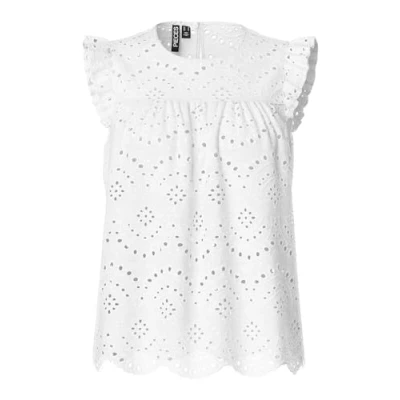 Abbildung von Pieces Pcvilde NOOS Top, Damen, Größe: Small, Bright white