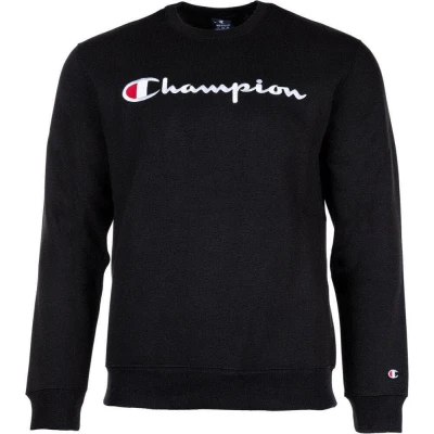 Abbildung von Champion Icons Crewneck Large LOGO Sweatshirt, Herren, Größe: Large, Black