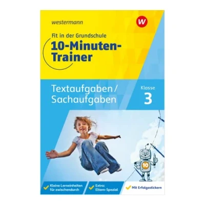 Abbildung von Fit in der Grundschule 10 Minuten Trainer: Textaufgaben/Sachaufgaben