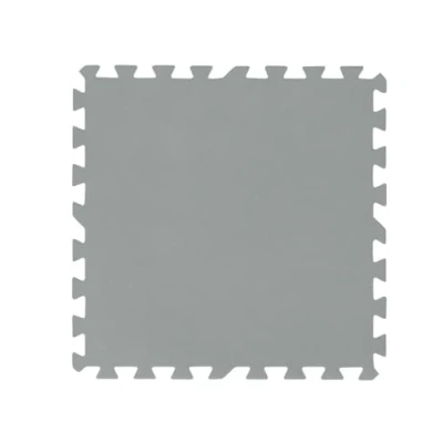 Abbildung von Bestway Flowclear Pool Bodenschutzfliesen Set XL 18 Stück á 50 x cm Grau idealer Schutz für und Rasenfläche
