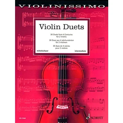 Abbildung von Violin Duets: 30 Duos aus 4 Jahrhunderten. Band 5. 2 Violinen. Spielpartitur. (Violinissimo, 5)