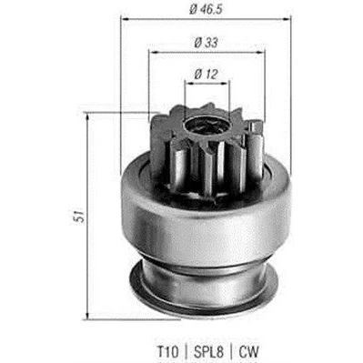 Abbildung von MAGNETI MARELLI 940113020258 Ritzel, Starter