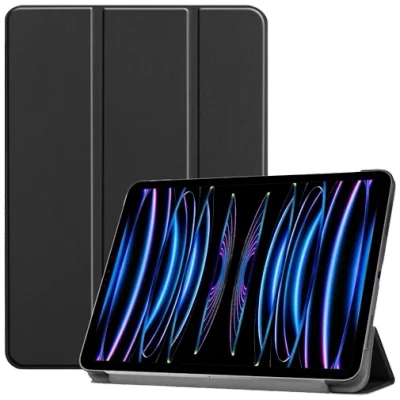 Abbildung von Just in Case Smart Tri Fold Hülle Schwarz Apple iPad Pro 2024 11