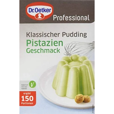 Abbildung von Dr. Oetker Professional Klassischer Pudding mit Pistazien Geschmack, Puddingpulver in 1 kg Packung