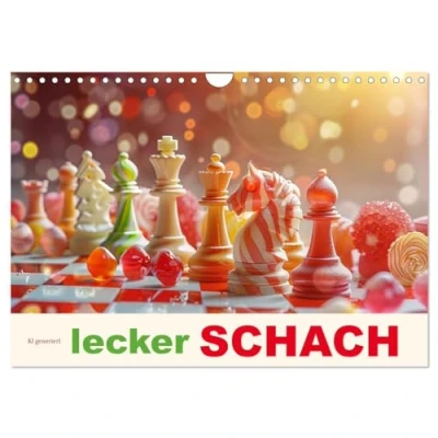 Abbildung von Lecker Schach (Wandkalender 2025 DIN A4 quer), CALVENDO Monatskalender