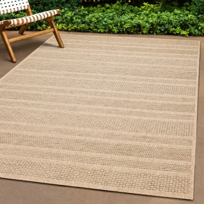 Abbildung von the carpet Teppich &quot;Kenzy&quot;, rechteckig, moderner robuster In und Outdoor Jute Look