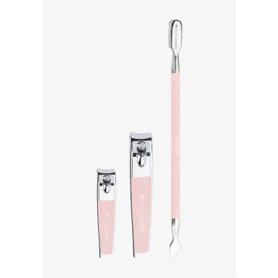 Abbildung von Brushworks Manicure SET Nagelpflegeset, Damen, Größe: One Size, Pink &amp; silver