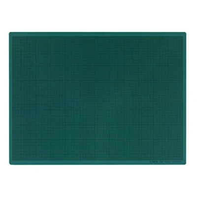 Abbildung von Linex Schneidematte A2 45x60cm, mit mm Raster, selbstheilende Schnittfläche, grün