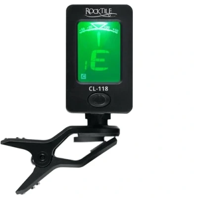 Abbildung von Rocktile Stimmgerät CL 118 Digital Chromatischer Clip Tuner, (1 tlg), Geeignet für Gitarre, Bass, Ukulele und Violine