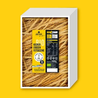 Abbildung von JUST TASTE Kichererbsen Fettuccine Die neue BIO Gemüse Pasta BIG BPACK 2,5 KG