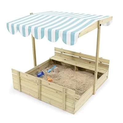 Abbildung von plum Sandkasten mit Sonnenschutz