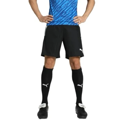 Abbildung von Puma Teamliga Training Shorts 2 OPEN Pockets kurze Sporthose Black white, Herren, Größe: Medium, white