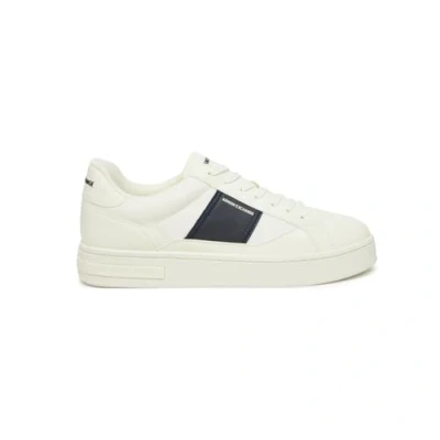Abbildung von Armani Exchange LACE UP Sneaker low, Herren, Größe: 41.5, Off white/deep navy Schuhe