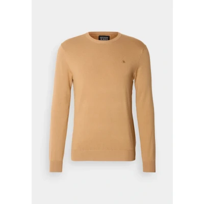 Abbildung von Scotch &amp; Soda CORE Crewneck Strickpullover, Herren, Größe: Large, Light camel
