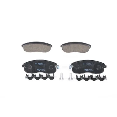 Abbildung von BOSCH 0 986 494 277 Bremsbelagsatz Low Metallic mit akustischer Verschleißwarnung NISSAN: Tiida Schrägheck, Limousine, MAXIMA 2