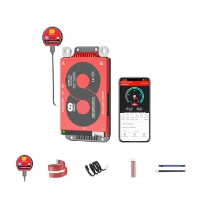 Abbildung von DALY Smart 7S BMS 24V 100A mit WiFi Modul und CAN 485 Kommunikationsschutzplatine für Li Ion Lithium Batterie Pack(7S BMS+RS485+CAN+WiFi Modul，100A)