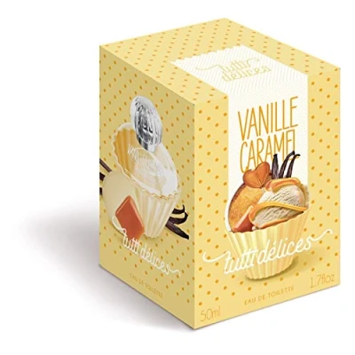 Abbildung von Duftwasser (Eau de toilette) für Damen TUTTI DELICES VANILLE CARAMEL 50 ml (1.7 fl.oz.) Ein süßer Duft von CORANIA