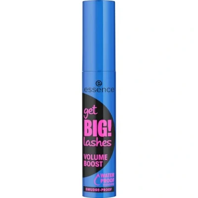 Abbildung von essence get BIG! lashes VOLUME BOOST WATERPROOF mascara, Schwarz, langanhaltend, volumengebend, schwunggebend, vegan, wasserfest, ohne Mikroplastikpartikel, Nanopartikel frei, 1er Pack (12ml)